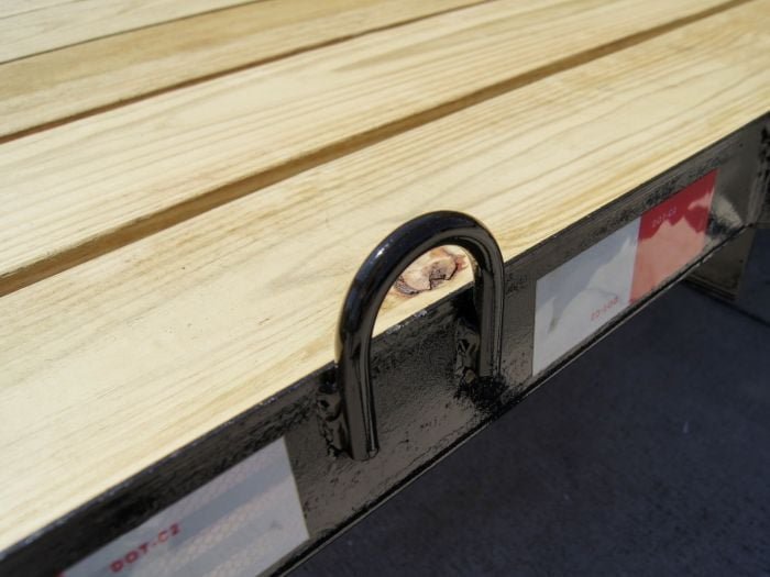 6.4x14 Straight Deck Utility Trailer 3,500lb Axles Tall Gate - Image 11