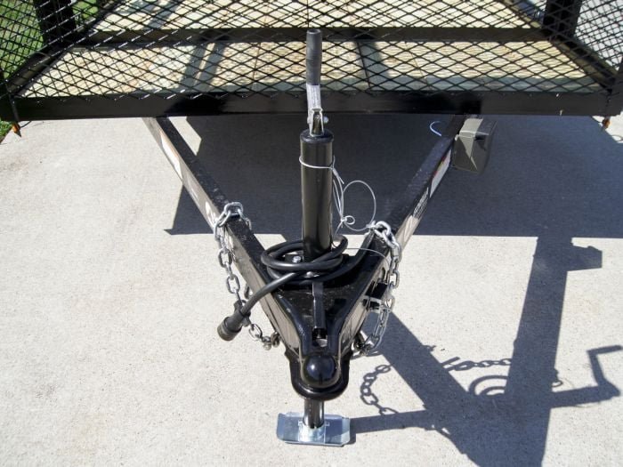 6.4x16 Dovetail Utility Trailer Stacked Baskets (2) 3500lb Axles - Image 9