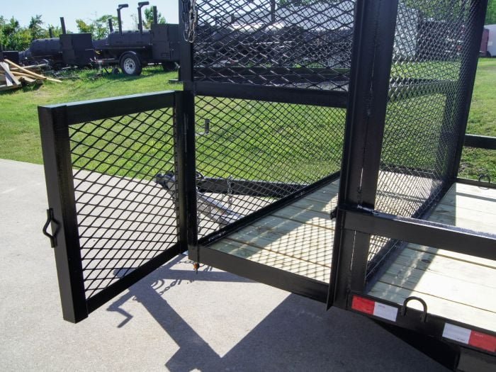 6.4x16 Dovetail Utility Trailer Stacked Baskets (2) 3500lb Axles - Image 10