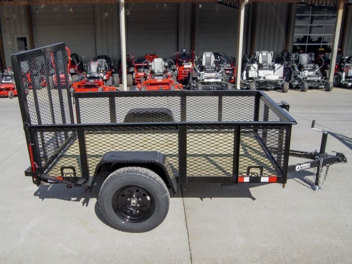 5x8 Straight Deck Utility Trailer with 2ft Mesh Side 3500lb Axle - Image 5