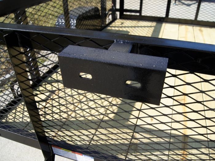 5x8 Straight Deck Utility Trailer with 2ft Mesh Side 3500lb Axle - Image 9