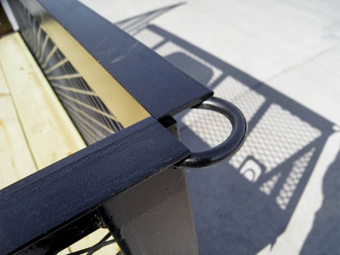 5x8 Straight Deck Utility Trailer with 2ft Mesh Side 3500lb Axle - Image 11