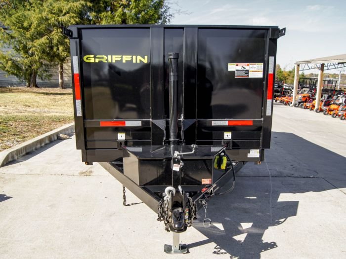 7x16 Telescopic Dump Trailer with 4ft Sides (2) 7K Axles - Image 2