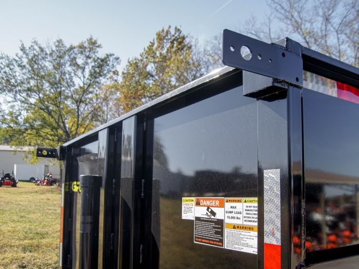 7x16 Telescopic Dump Trailer with 4ft Sides (2) 7K Axles - Image 17