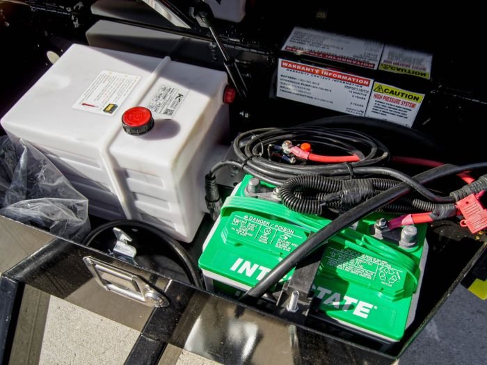 7x16 Telescopic Dump Trailer with 4ft Sides (2) 7K Axles - Image 15