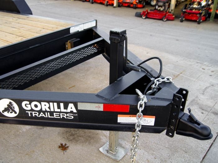 7x14 IBeam Equipment Trailer (2) 5200lb Axles with Stand-Up Ramps - Image 9