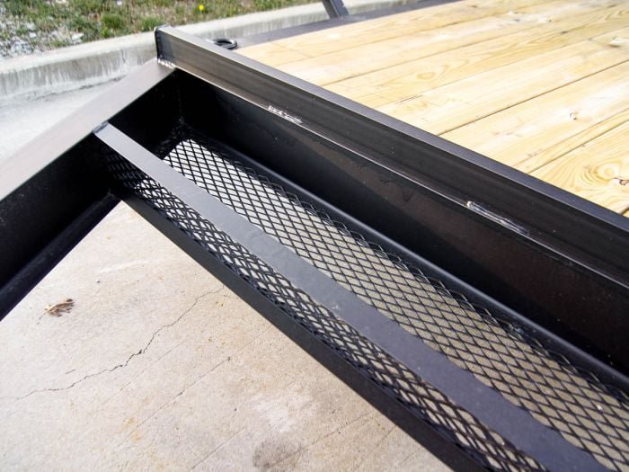 7x14 IBeam Equipment Trailer (2) 5200lb Axles with Stand-Up Ramps - Image 10