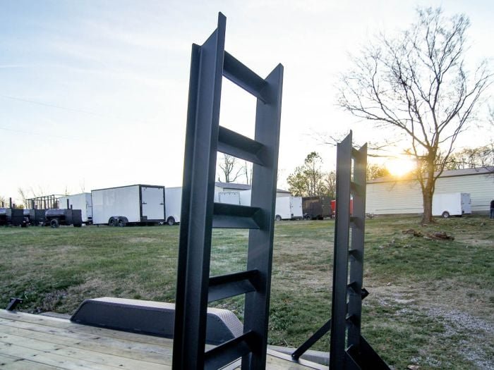 7x14 IBeam Equipment Trailer (2) 5200lb Axles with Stand-Up Ramps - Image 13