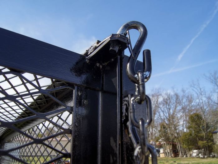 7x20 Dovetail Utility Trailer (2) 3,500lb Axles with Elevated Basket - Image 17