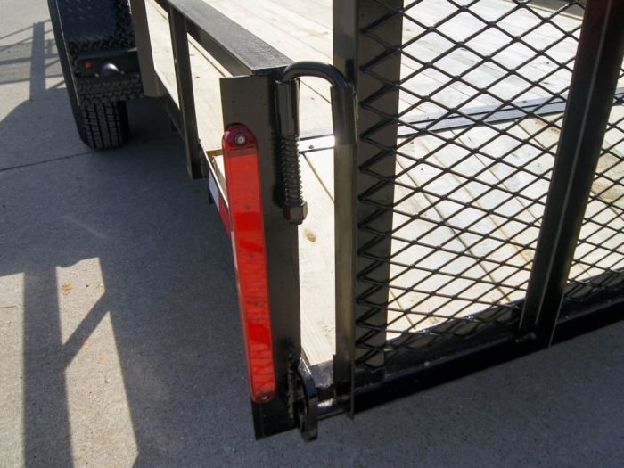 7x20 Dovetail Utility Trailer (2) 3,500lb Axles with Elevated Basket - Image 19