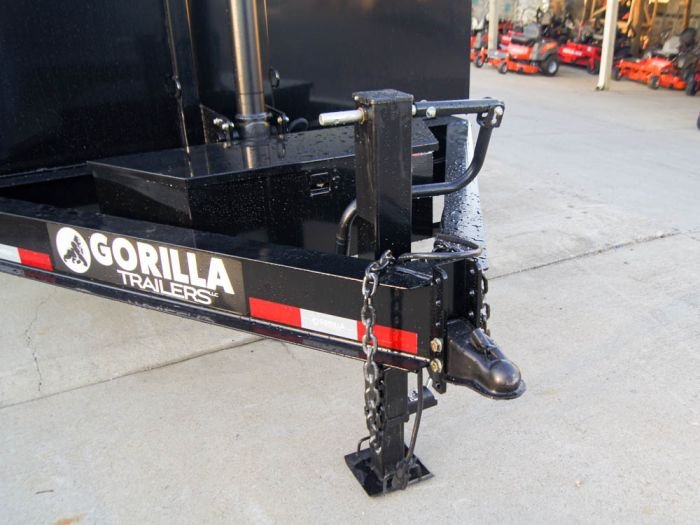7x16 Gorilla Telescopic IBeam Dump Trailer 4ft Sides (2) 7K Axles - Image 10