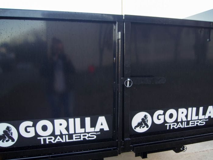 7x16 Gorilla Telescopic IBeam Dump Trailer 4ft Sides (2) 7K Axles - Image 20
