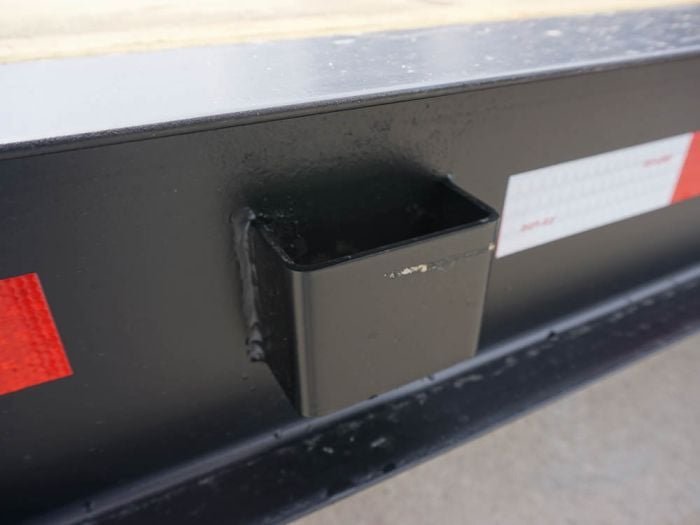 7x20 Equipment Trailer 8" I-Beam (2) 7K Axles Standup Ramps - Image 15