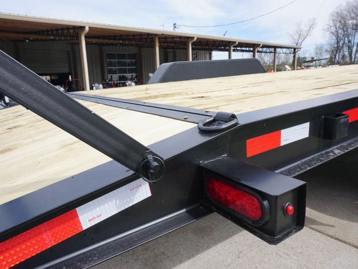 7x20 Equipment Trailer 8" I-Beam (2) 7K Axles Standup Ramps - Image 20