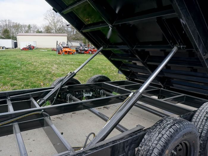 7x12 Hydraulic Dump Trailer with 4ft Sides (2) 7K Axles - Image 16