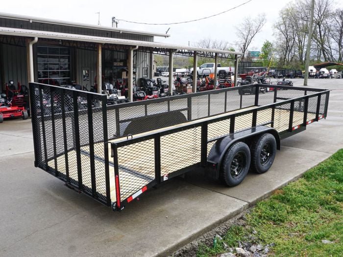 6.4x20 2ft Mesh Sides Utility Trailer Dovetail (2) 3500lb Axle - Image 10
