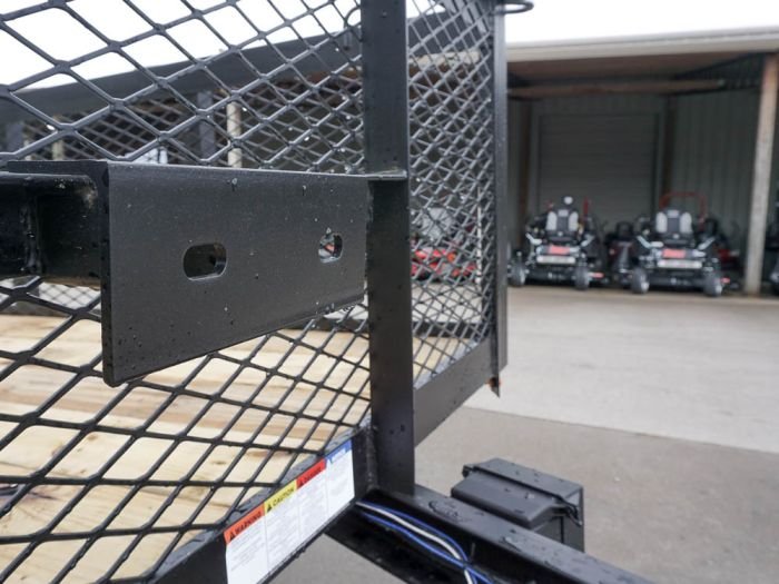 6.4x20 2ft Mesh Sides Utility Trailer Dovetail (2) 3500lb Axle - Image 14