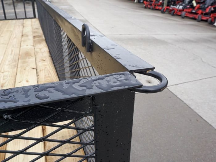 6.4x20 2ft Mesh Sides Utility Trailer Dovetail (2) 3500lb Axle - Image 15