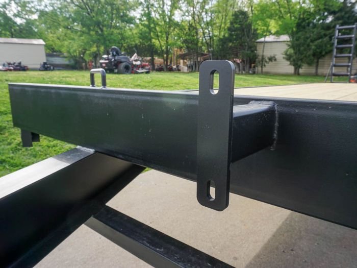 8.5x22 Deckover I-Beam Trailer (2) 5,200lb Axles Stand-Up Ramps