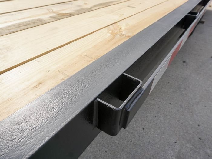 8.5x22 Deckover I-Beam Trailer (2) 5,200lb Axles Stand-Up Ramps - Image 3
