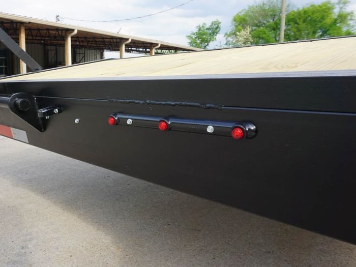 8.5x22 Deckover I-Beam Trailer (2) 5,200lb Axles Stand-Up Ramps - Image 6