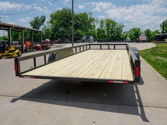 7x20 Straight Deck Utility Trailer with No Gate (2) 3,500 Axles - Image 6