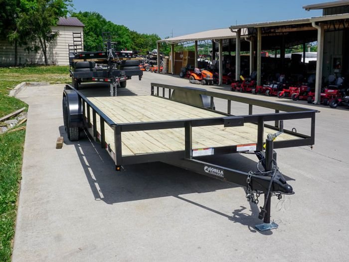 7x20 Straight Deck Utility Trailer with No Gate (2) 3,500 Axles - Image 10