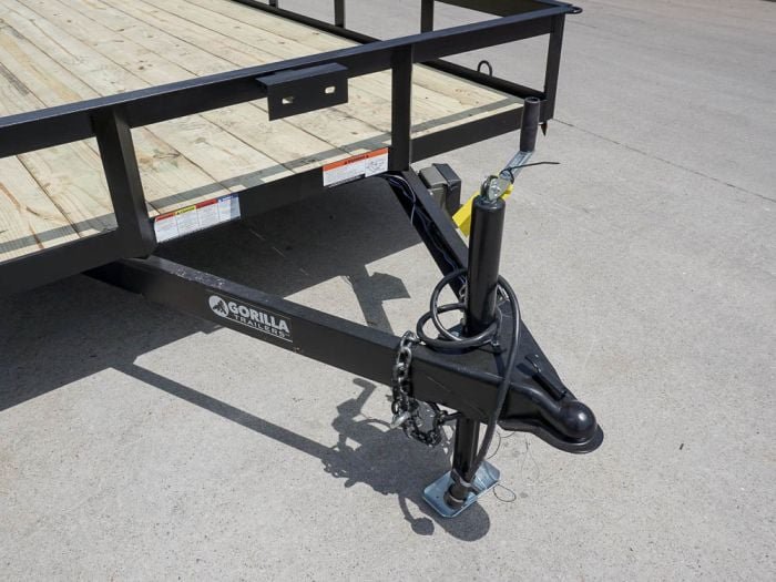 7x20 Straight Deck Utility Trailer with No Gate (2) 3,500 Axles - Image 11
