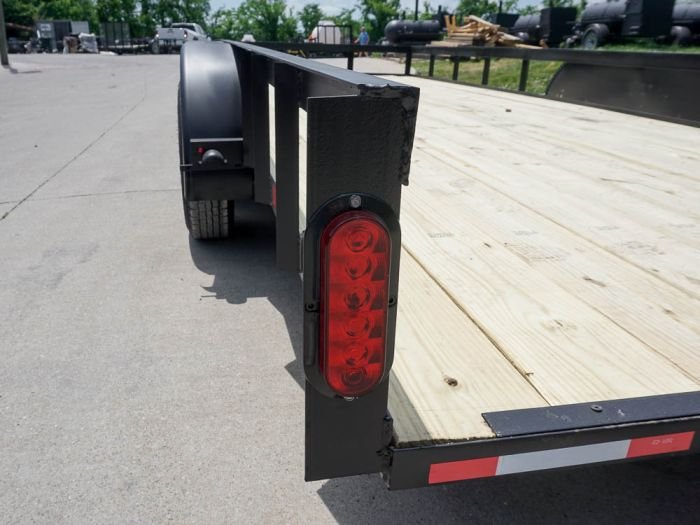 7x20 Straight Deck Utility Trailer with No Gate (2) 3,500 Axles - Image 15
