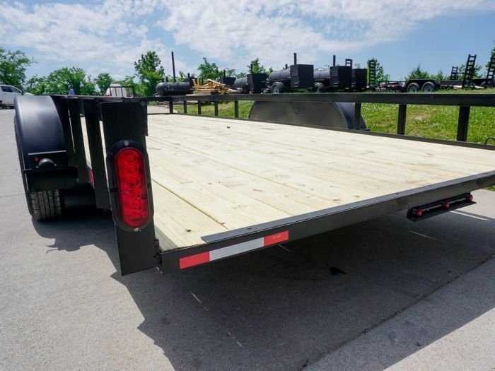 7x20 Straight Deck Utility Trailer with No Gate (2) 3,500 Axles - Image 16