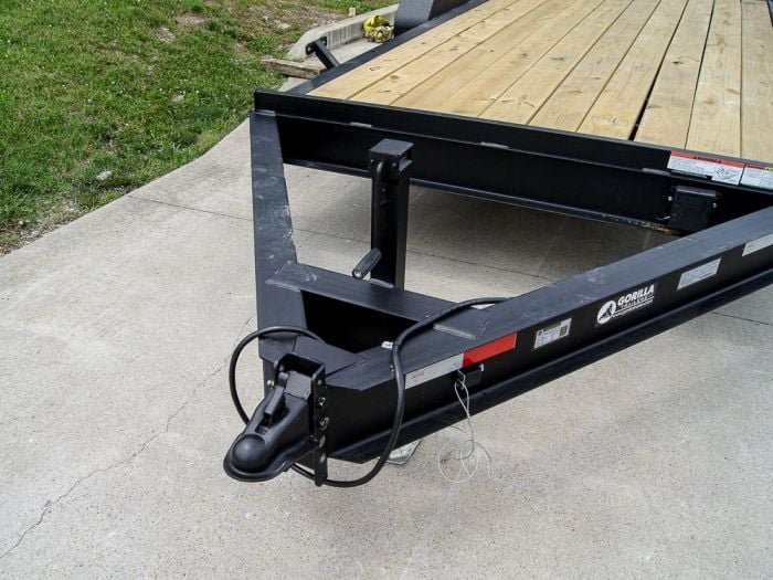7x16 IBeam Equipment Trailer (2) 5200lb Axles with Stand-Up Ramps - Image 8