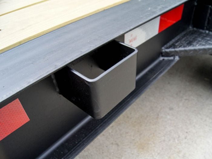 7x16 IBeam Equipment Trailer (2) 5200lb Axles with Stand-Up Ramps - Image 11