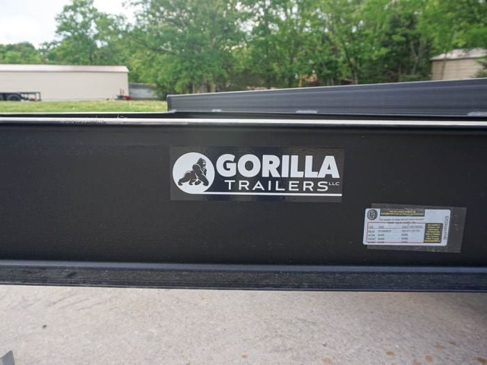 7x18 I-Beam Equipment Trailer (2) 7K Axles Stand-Up Ramps - Image 11