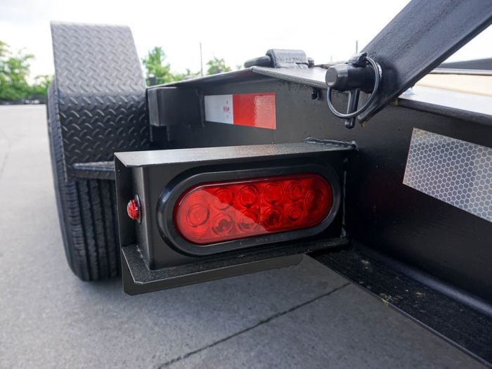 7x18 I-Beam Equipment Trailer (2) 7K Axles Stand-Up Ramps - Image 15