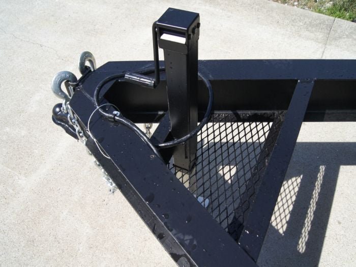 7x20 Equipment Trailer 8" I-Beam (2) 7K Axles Standup Ramps - Image 22