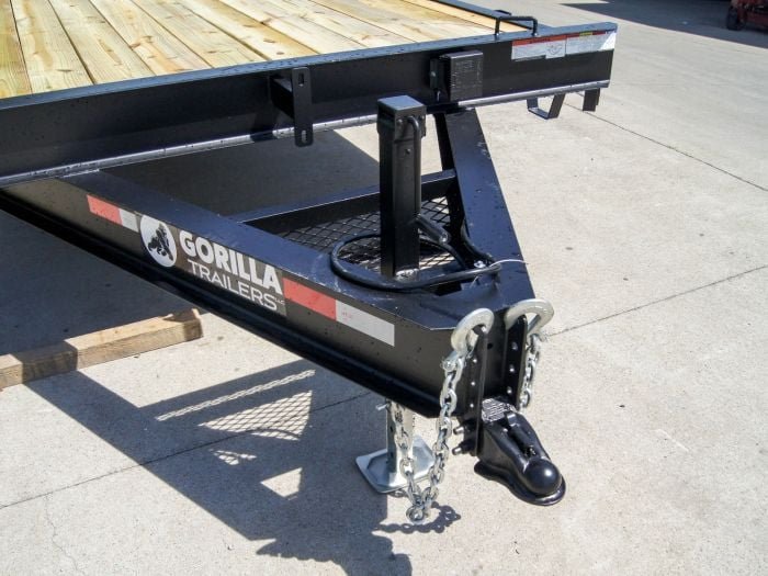 7x20 Equipment Trailer 8" I-Beam (2) 7K Axles Standup Ramps - Image 23