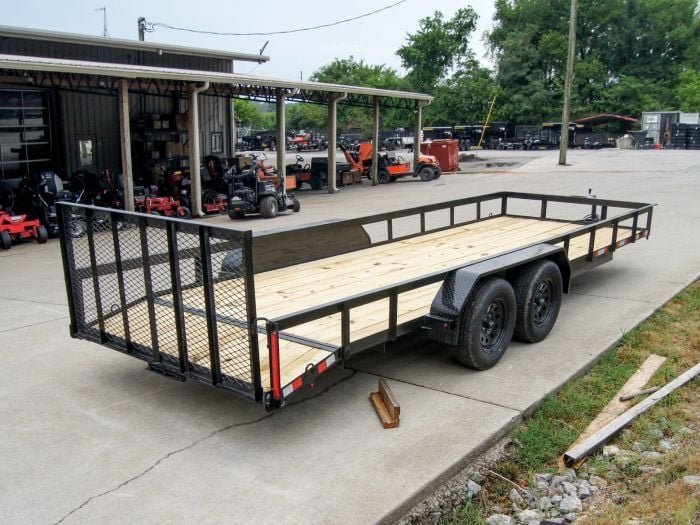6.4x20 Dovetail Utility Trailer (2) 3500lb Axles - Image 7