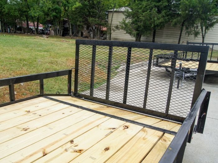 6.4x20 Dovetail Utility Trailer (2) 3500lb Axles - Image 15