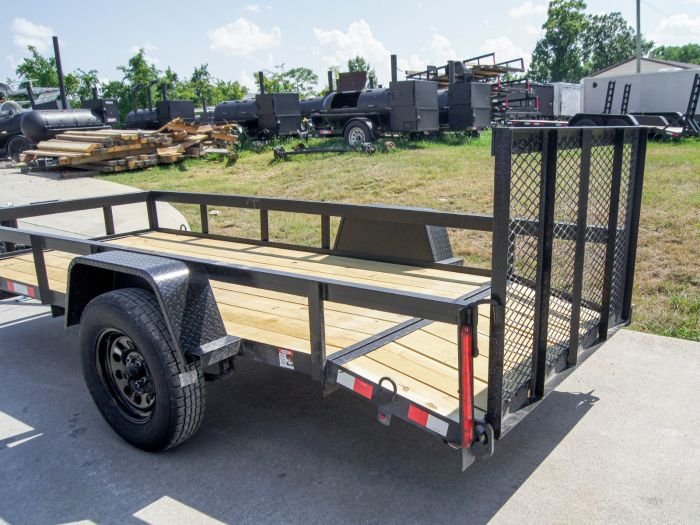 5x12 Dovetail Utility Trailer 3500lb Axle - Image 11