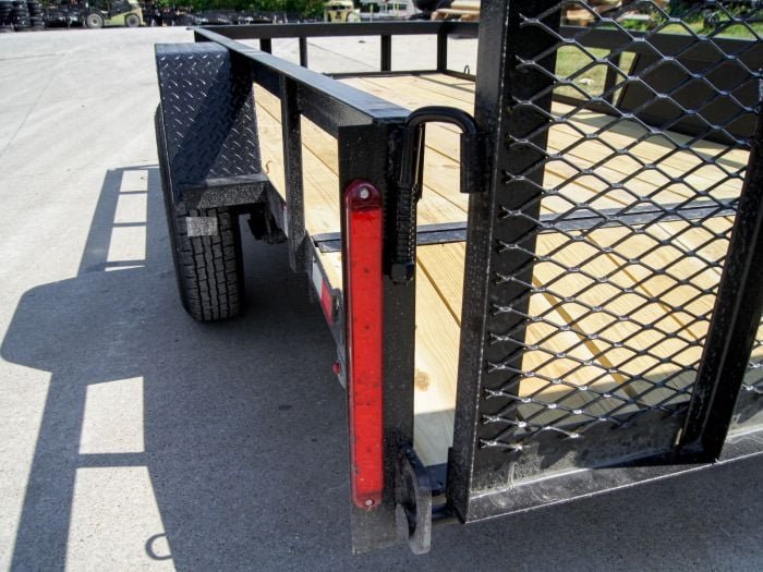 5x12 Dovetail Utility Trailer 3500lb Axle - Image 12