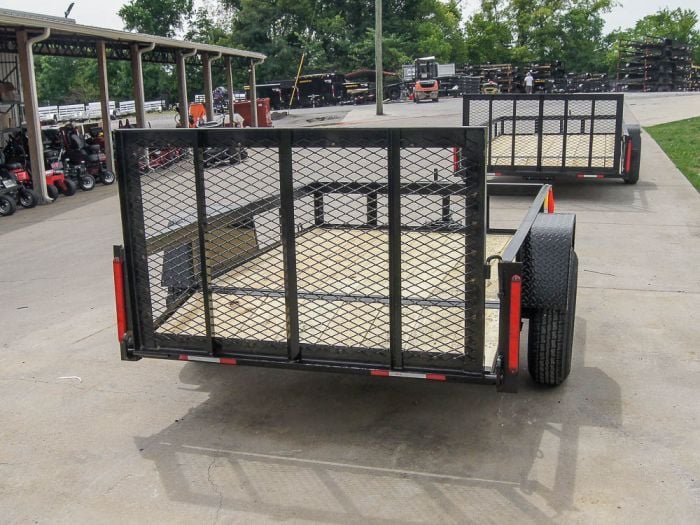 5x8 Dovetail Utility Trailer Single 3,500lb Axle - Image 4