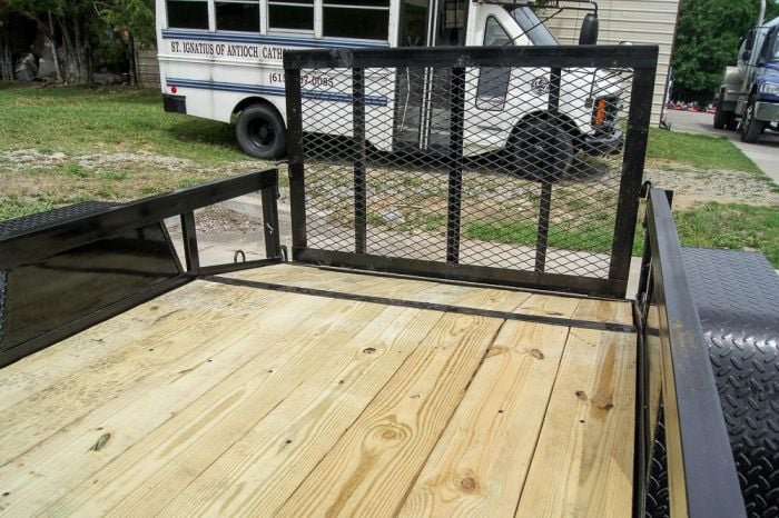 5x8 Dovetail Utility Trailer Single 3,500lb Axle - Image 10