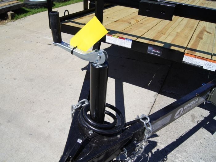6.4x12 Straight Deck Utility Trailer (2) 3,500lb Axles with Brakes - Image 8