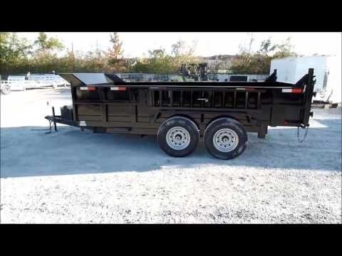 Dump Trailer 7' X 14' Hydraulic 2ft Sides 7,000lb Axles - Image 14