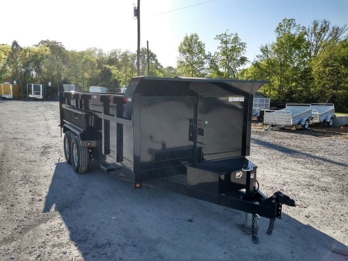 7x16 Hydraulic Dump Trailer with 3ft Sides (2) 7K Axles - Image 6