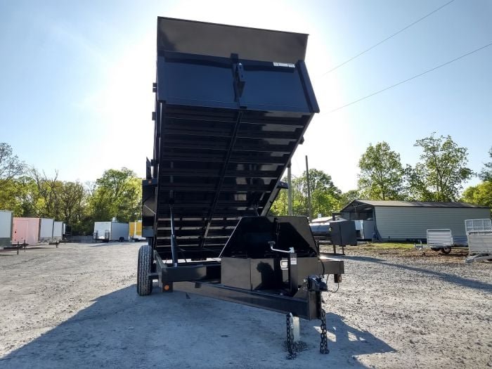 7x16 Hydraulic Dump Trailer with 3ft Sides (2) 7K Axles - Image 15