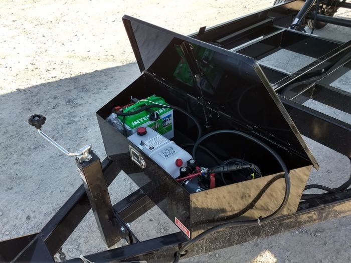 7x16 Hydraulic Dump Trailer with 3ft Sides (2) 7K Axles - Image 9