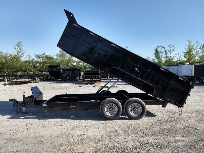 7x16 Hydraulic Dump Trailer with 3ft Sides (2) 7K Axles - Image 17