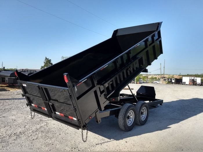 7x16 Hydraulic Dump Trailer with 3ft Sides (2) 7K Axles - Image 14