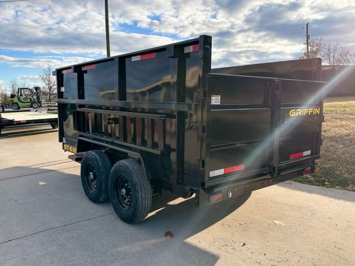 6x12 Hydraulic Dump Trailer with 4ft Sides (2) 5,200lb Axles - Image 3
